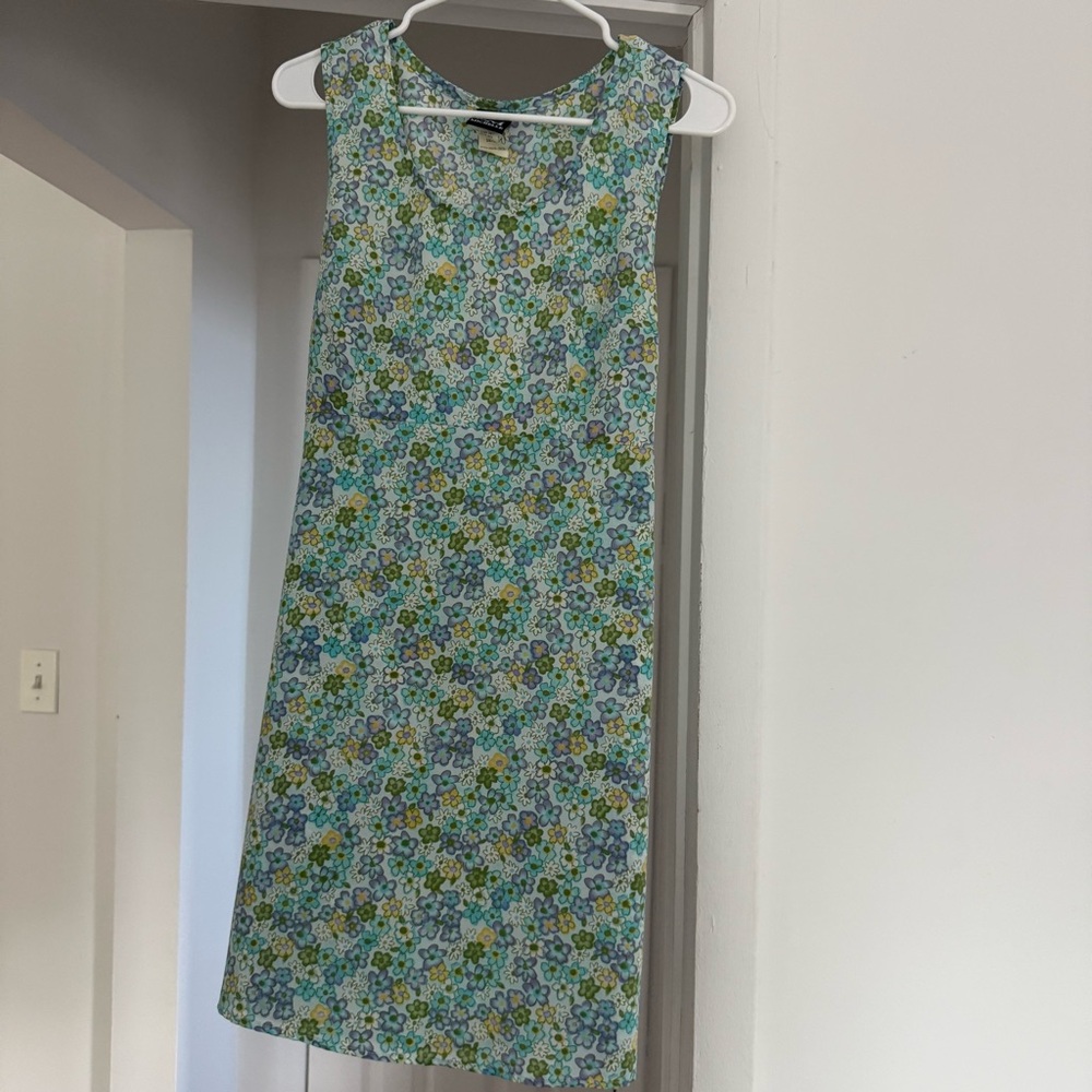 Vintage My Michelle floral sleeveless dress